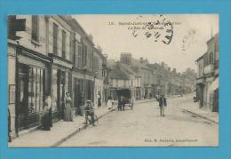 CPA 15 - Commerces La Rue De Beauvais SAINT JUST EN CHAUSSEE 60 - Saint Just En Chaussee