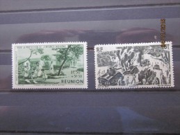 2 TIMBRES DE LA REUNION POSTE AERIENNE  NEUF ** > VOIR SCANNS  RECTO VERSO - Ongebruikt