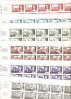 FRANCE   FEUILLE  DE  50  DU N° 1623/1628  NEUF ** MNH DE 1970 - Full Sheets