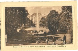 Torino - Giardini Di Piazza Carlo Felice - Stazione Di Porta Nuova - Stazione Porta Nuova