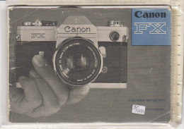 PO3311D# LIBRETTO ISTRUZIONI USO MACCHINA FOTOGRAFICA CANON FX - Fotoapparate