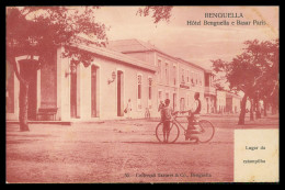 BENGUELLA - HOTEIS E RESTAURANTES -Hotel Benguella E Basar Paris ( Ed. Col. Tavares & C.º Nº 50)  Carte Postale - Angola