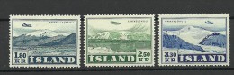 ISLAND 1952 Flugzeuge Michel 278 - 280 MNH - Unused Stamps