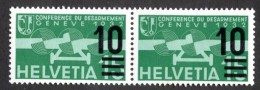 7649 - Swiss 1935  Michel # 286a**   ( Cat. 2.40€ ) - Neufs