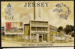 Jersey & Postal Máximo, Aniversário Da União Internacional Postal 1979 (55) - UPU (Union Postale Universelle)