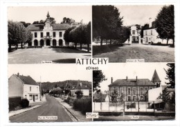 CPSM - ATTICHY - Multivues - N/b - Ann 50 - - Attichy