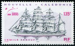 FN1447 New Caledonia 2000 Galleon 1v MNH - Nuovi