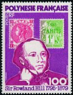 FN1478 Polynesia 1979 Rowland Hill 1v Stamp On Stamp MNH - Neufs