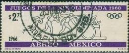 AT1020 Mexico 1966 Olympic Games1v Used - Verano 1968: México