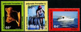 FN1508 Polynesia 1993 Fishermen Tool 3v MNH - Neufs