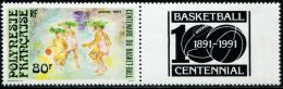 FN1519 Polynesia 1991 Basketball 1v+tabs MNH - Neufs