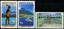 FN1521 Polynesia 1991 Seaside Scenery 3v MNH - Neufs