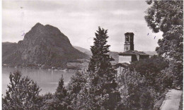 LAGO DI LUGANO CHIESA DI CASTAGNOLA RETRO TIMBRO PROVVEDITORATO GENERALE DELLO STATO - Agno