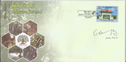 Special Cover India , Mission Devrai - Protecting Sacred Groves, Conserve Sacred Grove, Autograph Cover - Lettres & Documents