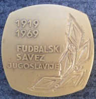 PLAQUE  Fudbalski Savez Jugoslavije 1919-1969,Bertoni - Andere & Zonder Classificatie