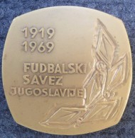 PLAQUE  Fudbalski Savez Jugoslavije 1919-1969,Bertoni - Sonstige & Ohne Zuordnung