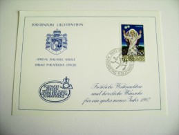 Fürstentum Liechtenstein  OFFICIAL PHILATELIC SERVICE FRANCOBOLLI - Briefe U. Dokumente