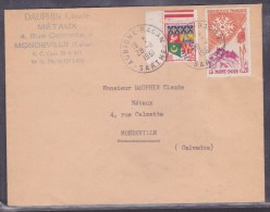 France Timbres Sur Lettre - Briefe U. Dokumente