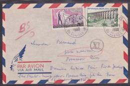 France Timbres Sur Lettre - Brieven En Documenten