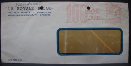 EMA. 23. Empreinte Machine  B708 Des 100 Ans Des Assurances De  La Royale  Belge.  1953. - Other & Unclassified