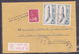 France Timbres Sur Lettre - Briefe U. Dokumente