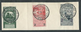 1913 REGNO USATO SOPRASTAMPATI ANNULLO EGEO CALINO - F - Egée (Calino)