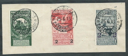 1913 REGNO USATO SOPRASTAMPATI ANNULLO EGEO CASO - F - Ägäis (Caso)