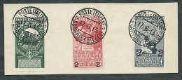 1913 REGNO USATO SOPRASTAMPATI ANNULLO EGEO SCARPANTO - F - Egée (Scarpanto)