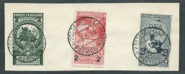 1913 REGNO USATO SOPRASTAMPATI ANNULLO EGEO PATMO - F - Aegean (Patmo)