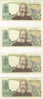 ITALIA -  LOTTO DI 8 ESEMPLARI DEL 2000 LIRE GALILEO GALILEI - CIRCOLATE SERIE VARIE  - EA - LA - OA - UA - YA - 2000 Lire