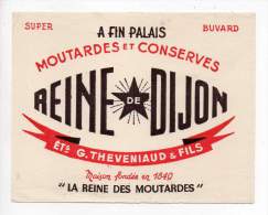 Buvard - Moutarde Et Conserves Reine De Dijon, Ets. G. Theveniaud & Fils - Senape