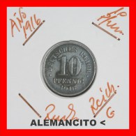 ALEMANIA -  IMPERIO  -  DEUTSCHES REICH -  10-Pfn: AÑO 1916-G - 10 Pfennig