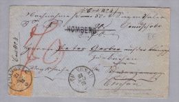 Heimat BE HOMBERG 1872-05-21 Langstempel Auf NN-Brief - Briefe U. Dokumente