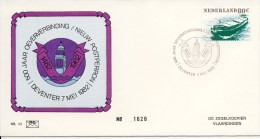 FHE Nr. 42 - 1982 - Blanco / Open Klep - Storia Postale