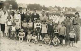 CARTE PHOTO  GROUPE ENFANTS AU POULIGUEN 1932 - Le Pouliguen
