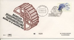 FHE Nr. 47 - 1982 - Blanco / Open Klep - Storia Postale