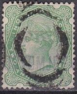 INDIA 1882 India Postage British Empire Queen Victoria 2 Annas 6 Pies Green S.G. 97 - 1882-1901 Imperium