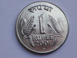 INDE  1 RUPEE  2001   KM 92.2    SUP UNC                STAINLESS STEEL - Inde