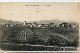 CPA 09  VARILHES VUE GENERALE 1922 - Varilhes