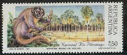 (cl. 4 - P.34) Argentine ** N° 1613 (ref. Michel Au Dos)   Primate : Le Singe De Nuit - - Unused Stamps