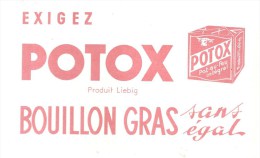 Buvard POTOX Exigez POTOX Bouillon Gras Sans égal - Minestre & Sughi