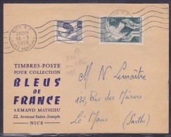 France Timbres Sur Lettre - Lettres & Documents