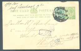 South Africa 1913. ½d Green (uprated To Holland). Quik P1. - Storia Postale