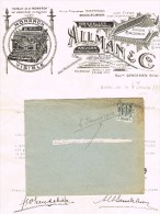 15504. Carta Preobliterado  BRUXELLES (Belgien) 1910. Roulotte. Die Keure - Tipo 1906-12 (Stendardi)