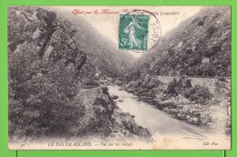 ITXASSOU / LE PAS DE ROLAND   / Carte écrite En 1909 - Itxassou