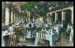 CHAVES - VIDAGO -HOTEIS E RESTAURANTES- Palace Hotel- Restaurante Carte Postale - Vila Real