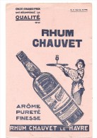 Buvard CHAUVET Rhum Chauvet Arôme, Pureté, Finesse Rhum CHAUVET Le Havre - Schnaps & Bier