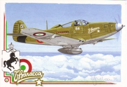 Bell P-39Q Airacobra  -  Francesco Baracca    -  10 Gruppo 4 Stormo   -  Art Carte Postale By Tony Jackson - 1939-1945: 2nd War
