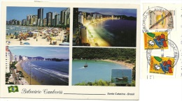 Delcampe - BRASIL  BRASILE  BALNEARIO CAMBORIÙ  SC  Multiviews  Nice Stamps Clarinet - Sonstige