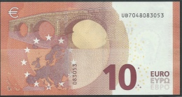 FRANCE  10 EURO  UB U002 I2   DRAGHI   UNC - 10 Euro